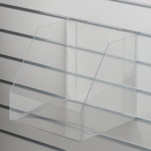 Akryl boks for rillepanel med forkant - kraftig plexiglas<br />mål indvendig B31xH30xD30 cm