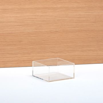 Plexiglas bokse 10 x 10 x 5 cm |